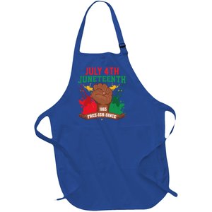 Since 1865 Junenth Freedom Junenth 1865 Gift Full-Length Apron With Pockets