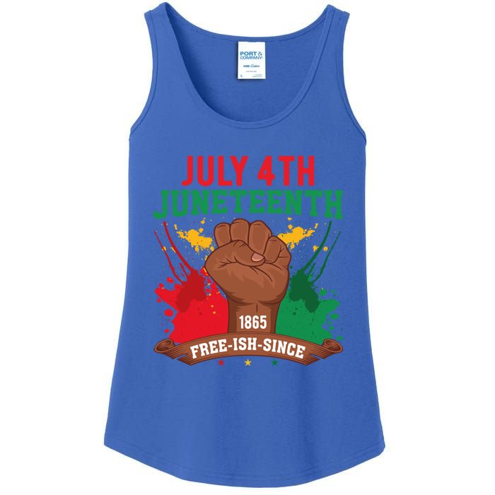 Since 1865 Junenth Freedom Junenth 1865 Gift Ladies Essential Tank