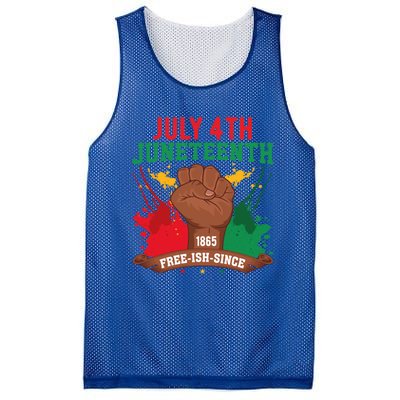 Since 1865 Junenth Freedom Junenth 1865 Gift Mesh Reversible Basketball Jersey Tank