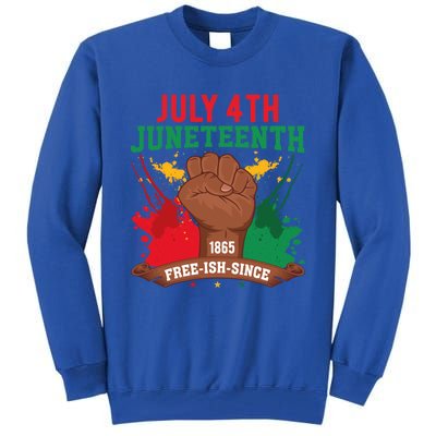 Since 1865 Junenth Freedom Junenth 1865 Gift Tall Sweatshirt