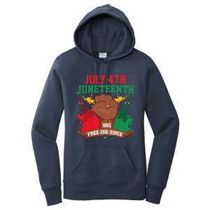 Since 1865 Junenth Freedom Junenth 1865 Gift Women's Pullover Hoodie