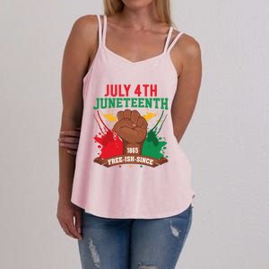 Since 1865 Junenth Freedom Junenth 1865 Gift Women's Strappy Tank