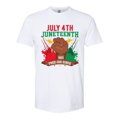 Since 1865 Junenth Freedom Junenth 1865 Gift Softstyle® CVC T-Shirt