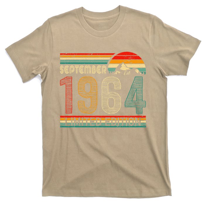 September 1964 Limited Edition Classic 1964 Vintage Birthday T-Shirt