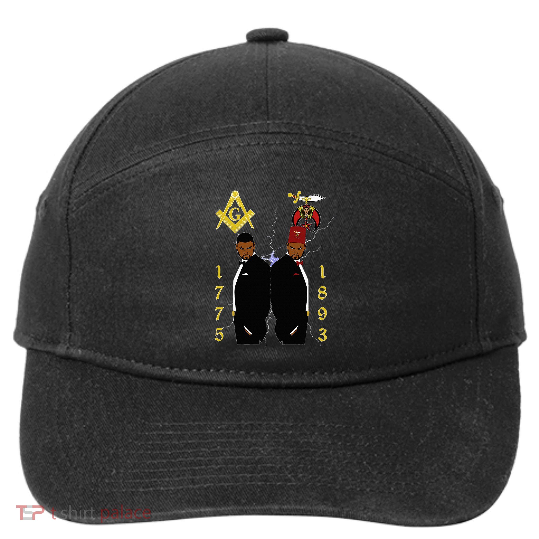 Shriners 1893 Masons 1775 Shrine Pha Mason Brothers Masonic 7-Panel Snapback Hat