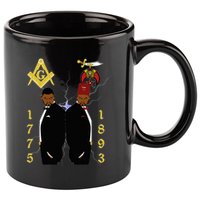 Shriners 1893 Masons 1775 Shrine Pha Mason Brothers Masonic 11oz C Handle Ceramic Mug