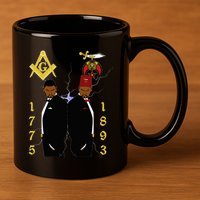 Shriners 1893 Masons 1775 Shrine Pha Mason Brothers Masonic 11oz C Handle Ceramic Mug