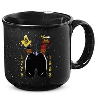 Shriners 1893 Masons 1775 Shrine Pha Mason Brothers Masonic 15oz Campfire Ceramic Mug
