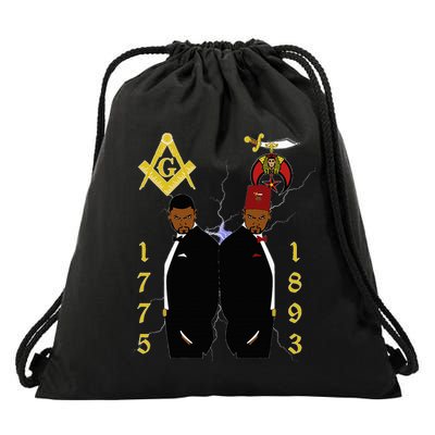 Shriners 1893 Masons 1775 Shrine Pha Mason Brothers Masonic Drawstring Bag