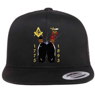 Shriners 1893 Masons 1775 Shrine Pha Mason Brothers Masonic Flatbill Hat