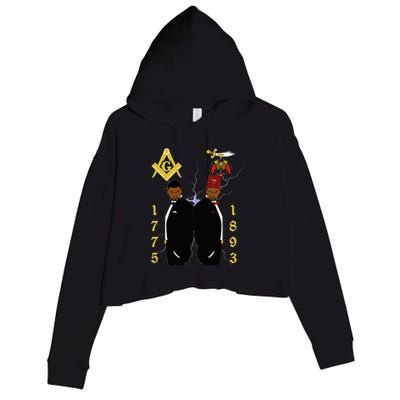 Shriners 1893 Masons 1775 Shrine Pha Mason Brothers Masonic Crop Fleece Hoodie