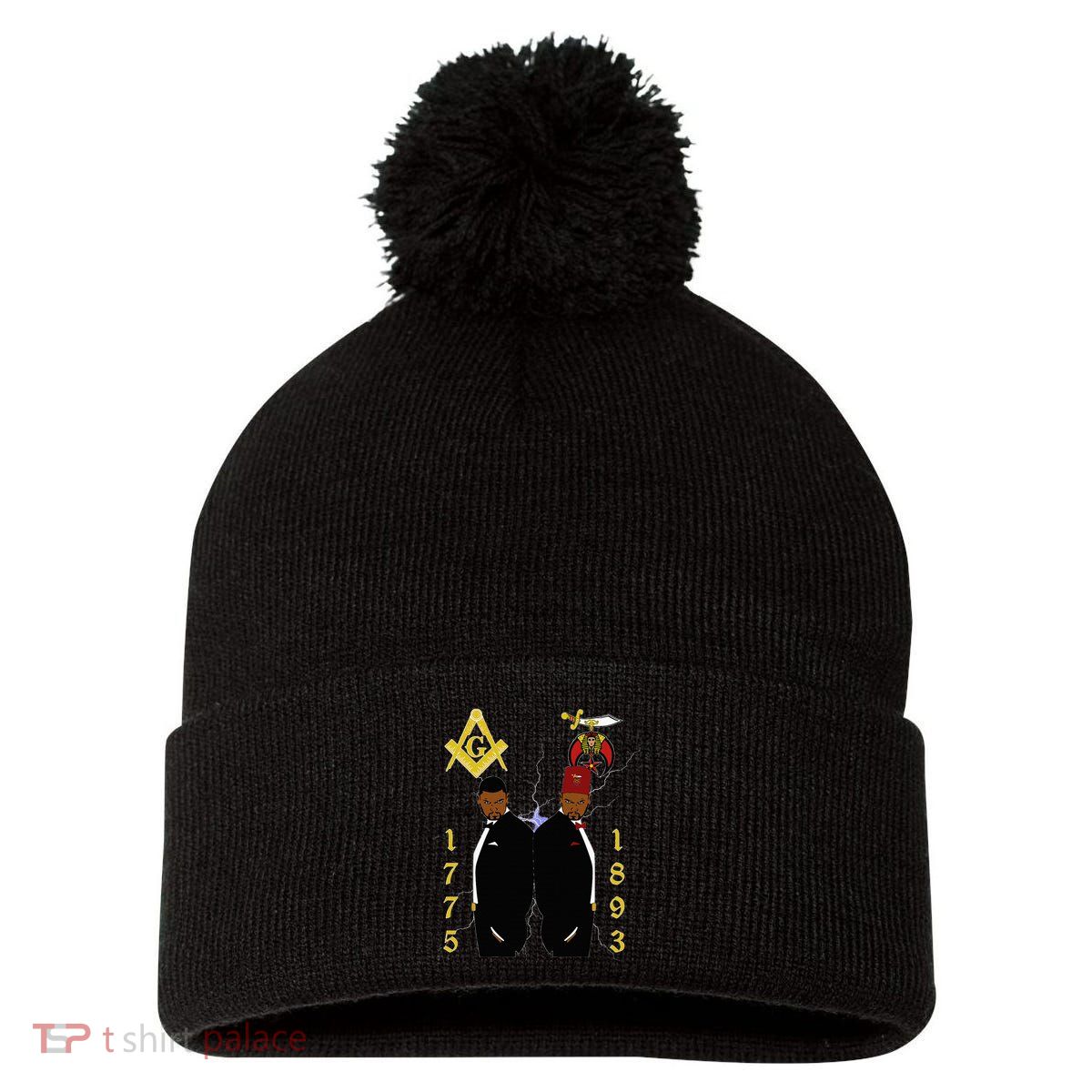 Shriners 1893 Masons 1775 Shrine Pha Mason Brothers Masonic Pom Pom 12in Knit Beanie