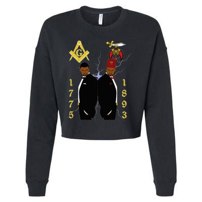 Shriners 1893 Masons 1775 Shrine Pha Mason Brothers Masonic Cropped Pullover Crew