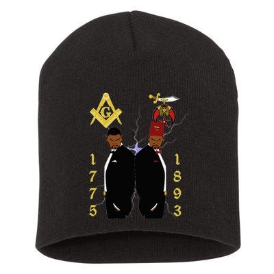 Shriners 1893 Masons 1775 Shrine Pha Mason Brothers Masonic Short Acrylic Beanie
