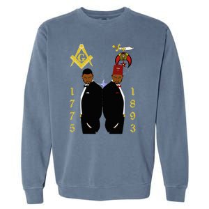 Shriners 1893 Masons 1775 Shrine Pha Mason Brothers Masonic Garment-Dyed Sweatshirt