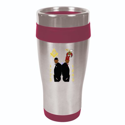 Shriners 1893 Masons 1775 Shrine Pha Mason Brothers Masonic 16oz Travel Tumbler