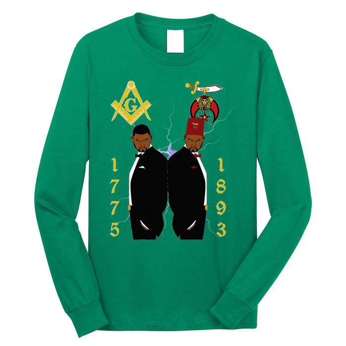 Shriners 1893 Masons 1775 Shrine Pha Mason Brothers Masonic Long Sleeve Shirt