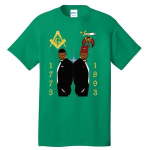 Shriners 1893 Masons 1775 Shrine Pha Mason Brothers Masonic Tall T-Shirt