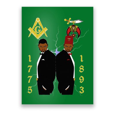 Shriners 1893 Masons 1775 Shrine Pha Mason Brothers Masonic Poster