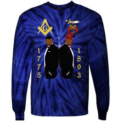 Shriners 1893 Masons 1775 Shrine Pha Mason Brothers Masonic Tie-Dye Long Sleeve Shirt