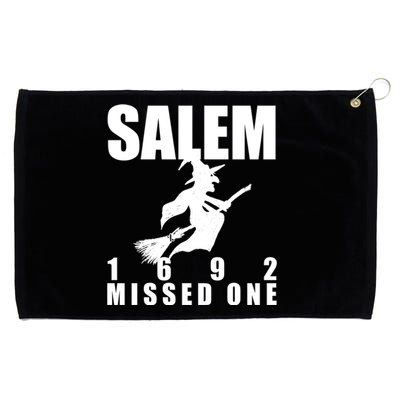 Salem 1692 Missed One Funny Halloween Witch Lover Occult Gift Grommeted Golf Towel