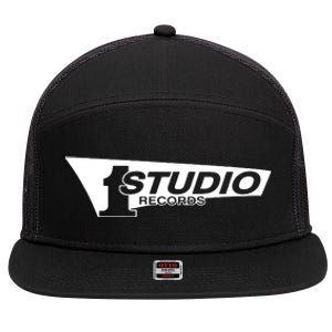 Studio 1 One 7 Panel Mesh Trucker Snapback Hat