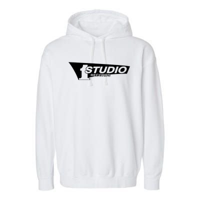 Studio 1 One Garment-Dyed Fleece Hoodie