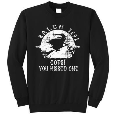 Salem 1692 Oops You Missed One Salem Witch Trials Halloween Sweatshirt