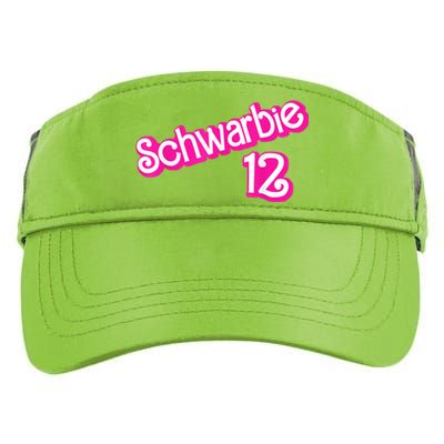 Schwarbie 12 Pink Adult Drive Performance Visor