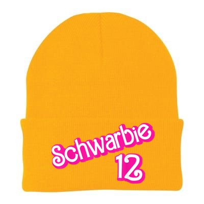 Schwarbie 12 Pink Knit Cap Winter Beanie