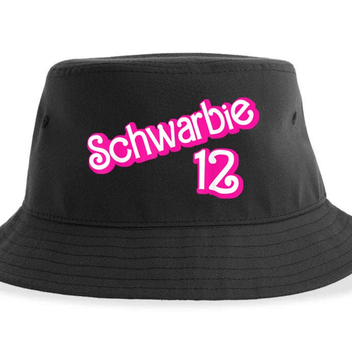 Schwarbie 12 Pink Sustainable Bucket Hat