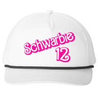 Schwarbie 12 Pink Snapback Five-Panel Rope Hat