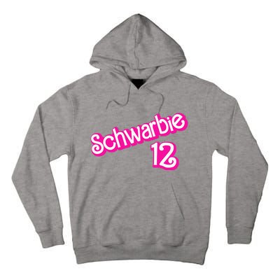 Schwarbie 12 Pink Tall Hoodie