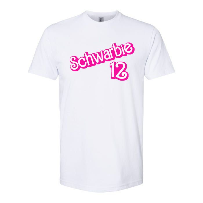 Schwarbie 12 Pink Softstyle CVC T-Shirt