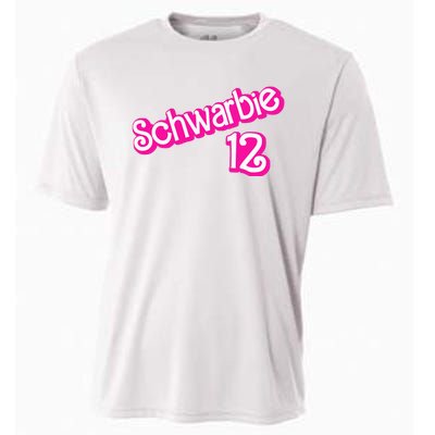 Schwarbie 12 Pink Cooling Performance Crew T-Shirt