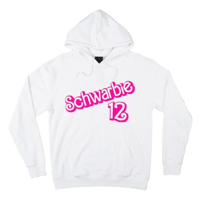 Schwarbie 12 Pink Hoodie