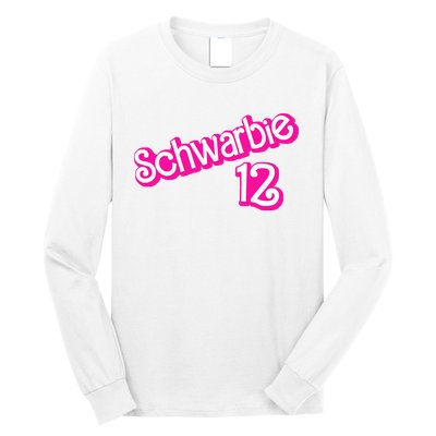 Schwarbie 12 Pink Long Sleeve Shirt