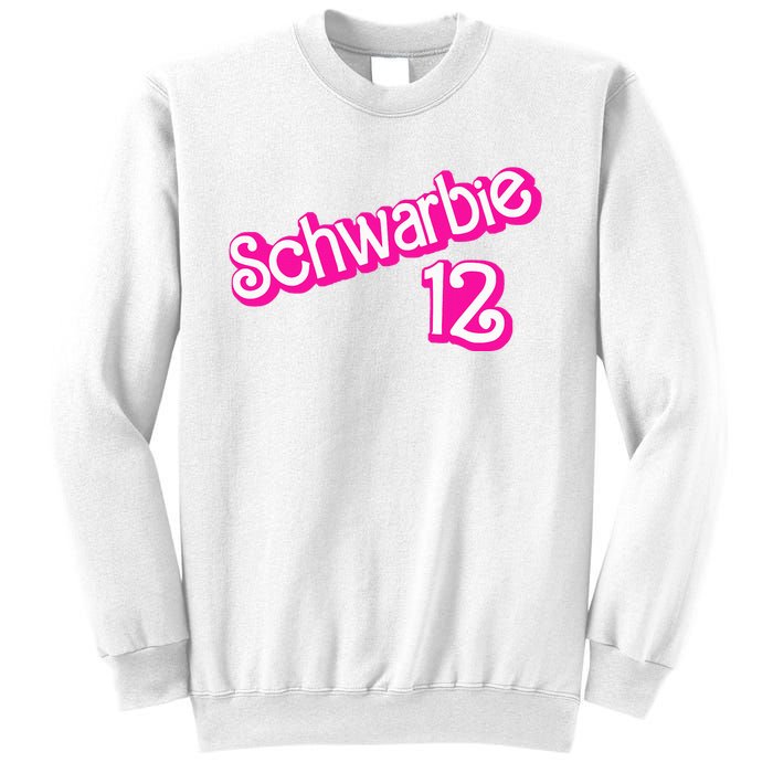 Schwarbie 12 Pink Sweatshirt