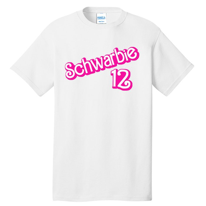 Schwarbie 12 Pink Tall T-Shirt