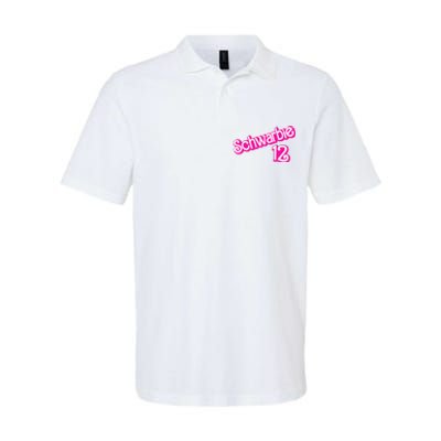 Schwarbie 12 Pink Softstyle Adult Sport Polo