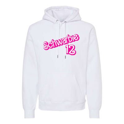 Schwarbie 12 Pink Premium Hoodie