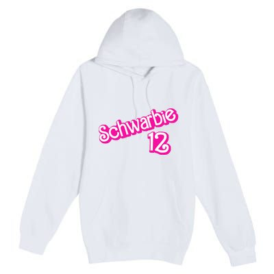 Schwarbie 12 Pink Premium Pullover Hoodie