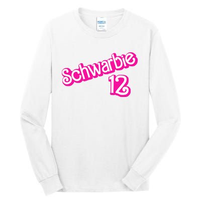 Schwarbie 12 Pink Tall Long Sleeve T-Shirt