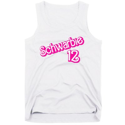 Schwarbie 12 Pink Tank Top