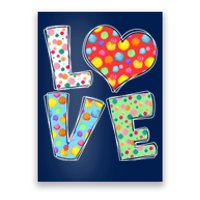 September 15th Polka Dot Love Heart International Dot Day Poster