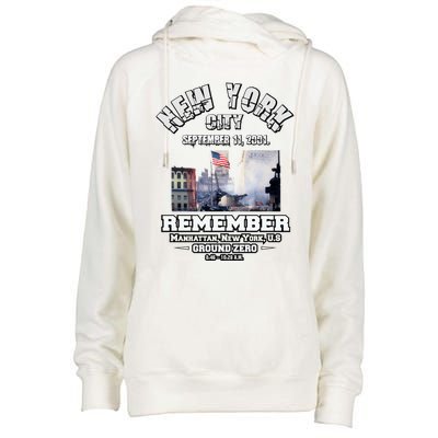 September 11 Remember TShirtSeptember 11 Remember Womens Funnel Neck Pullover Hood