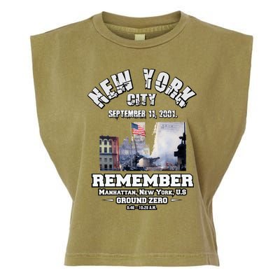 September 11 Remember TShirtSeptember 11 Remember Garment-Dyed Women's Muscle Tee