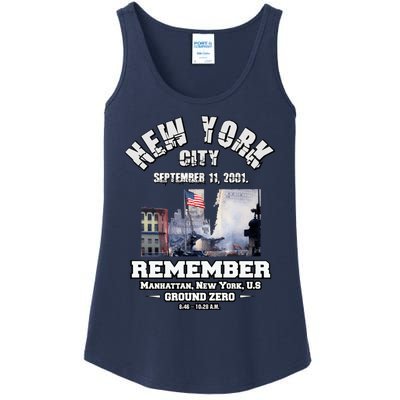 September 11 Remember TShirtSeptember 11 Remember Ladies Essential Tank