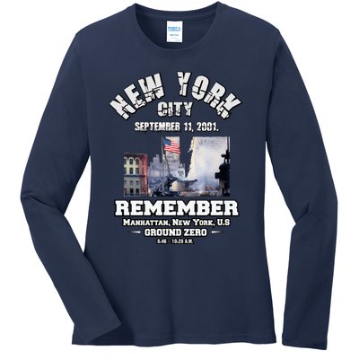 September 11 Remember TShirtSeptember 11 Remember Ladies Long Sleeve Shirt