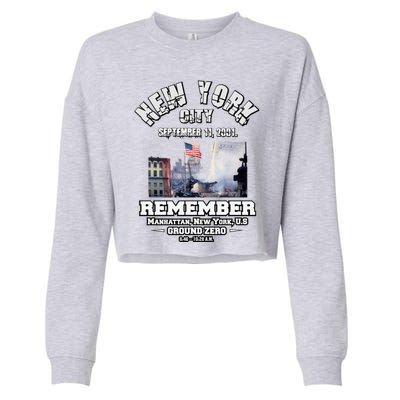 September 11 Remember TShirtSeptember 11 Remember Cropped Pullover Crew